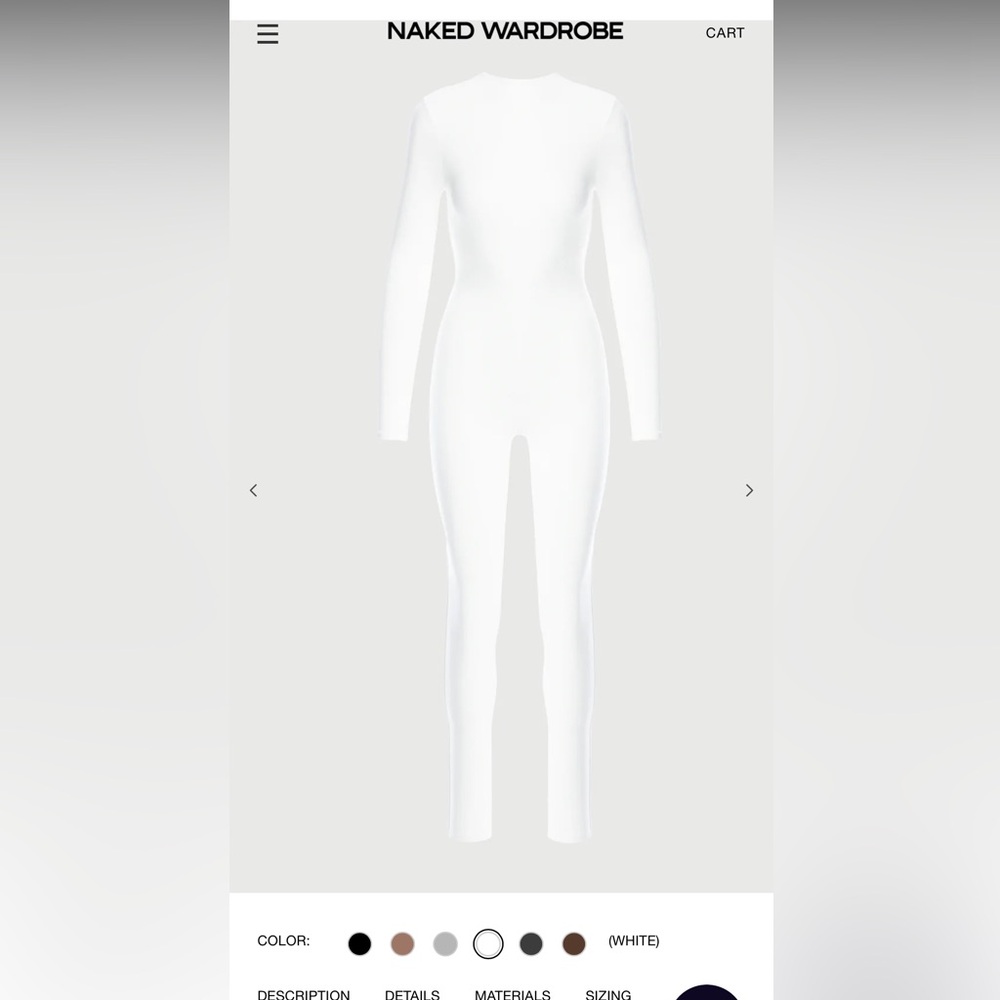 Naked wardrobe sculpt jumpsuit